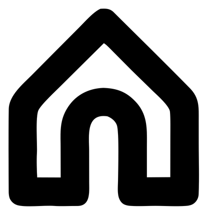 Monoline House Arch Icon