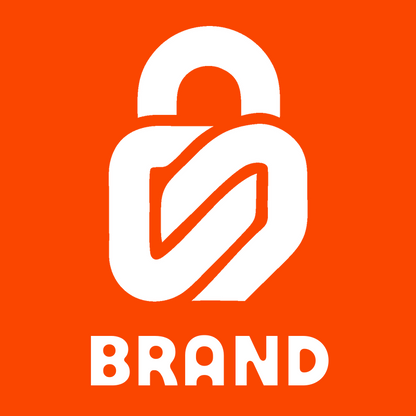 Monoline Leaf Padlock Logo preview