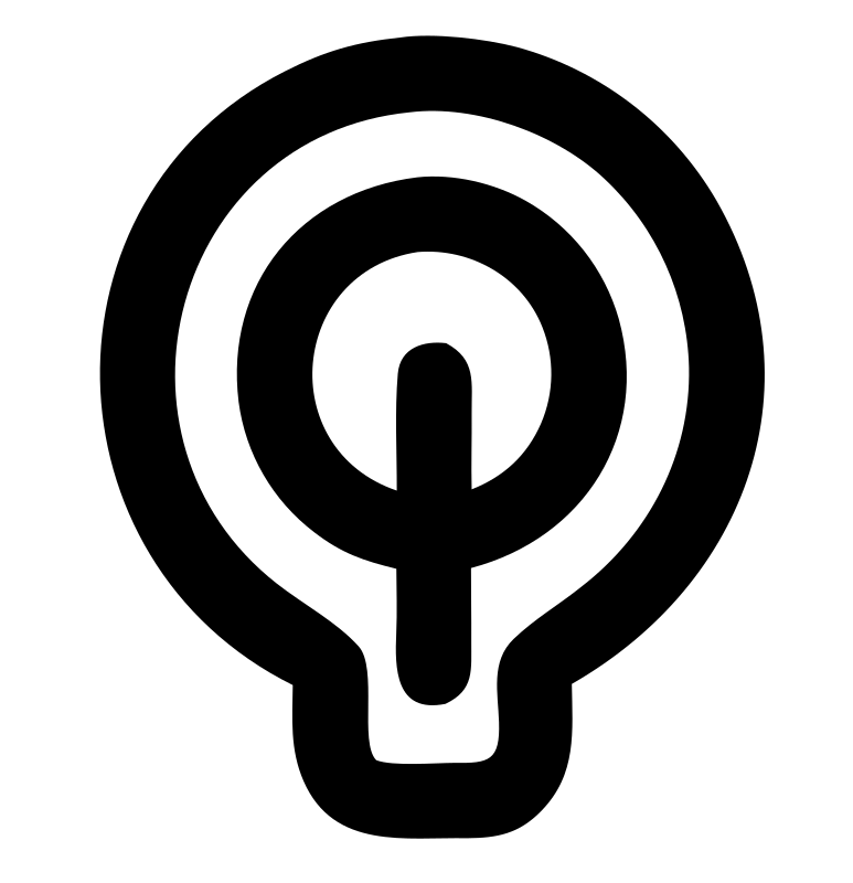Monoline Light Bulb Icon