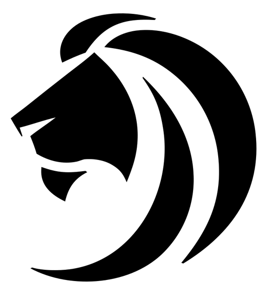 Monoline Lion Head Logo