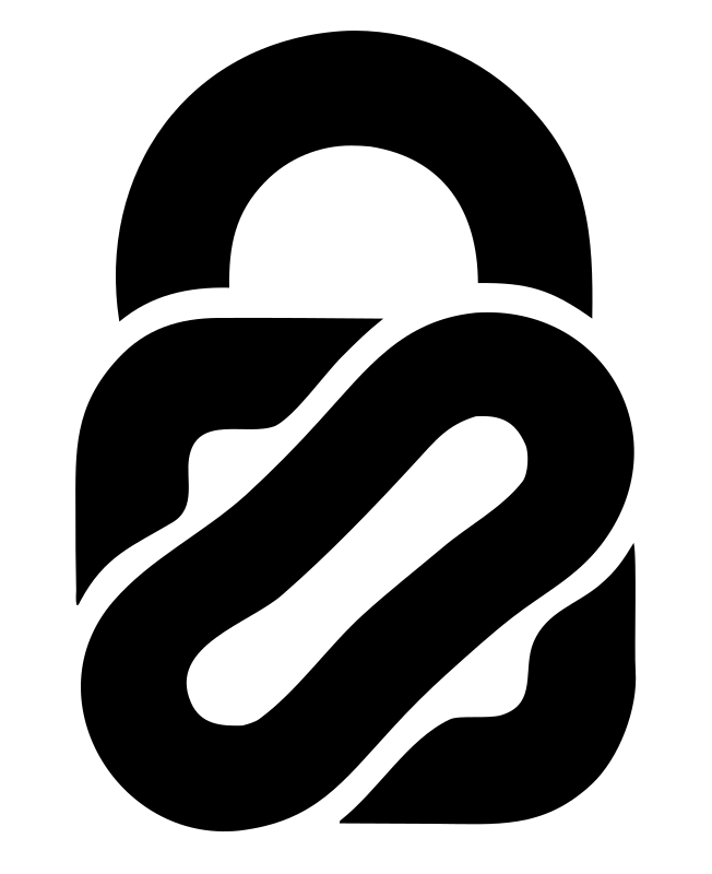 Monoline Padlock Edit Mark