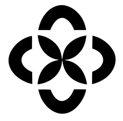 Monoline Petal Cross Mark