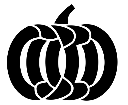 Monoline Pumpkin Ribbed Crest