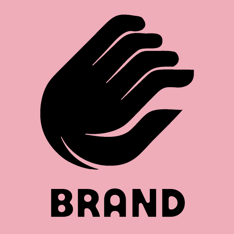 Monoline Reaching Hand Badge preview