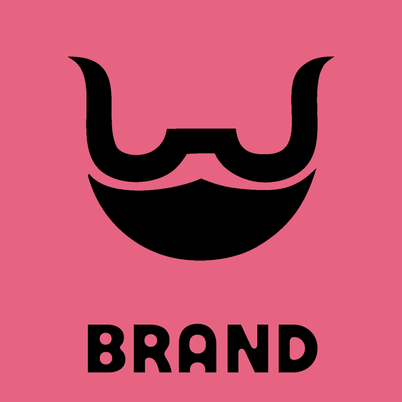 Monoline Rounded Beard Badge preview