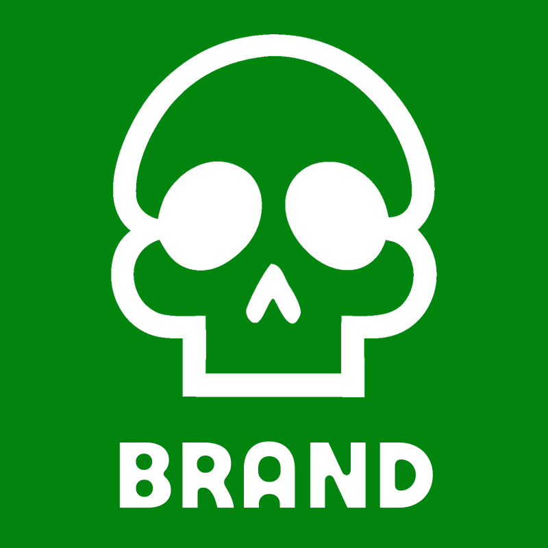 Monoline Skull Cheekbone Badge preview