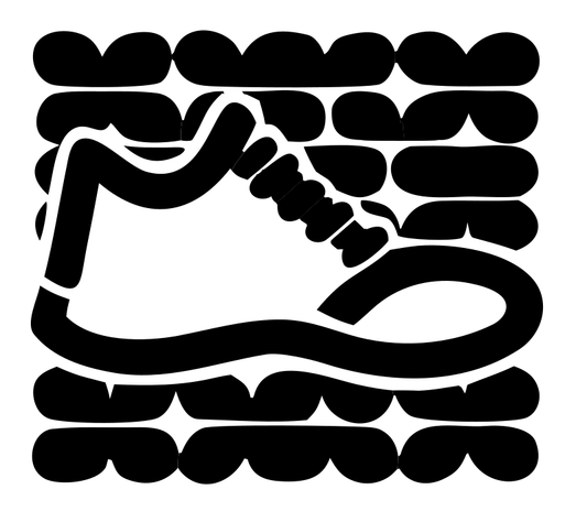 Monoline Sneaker Grid Badge