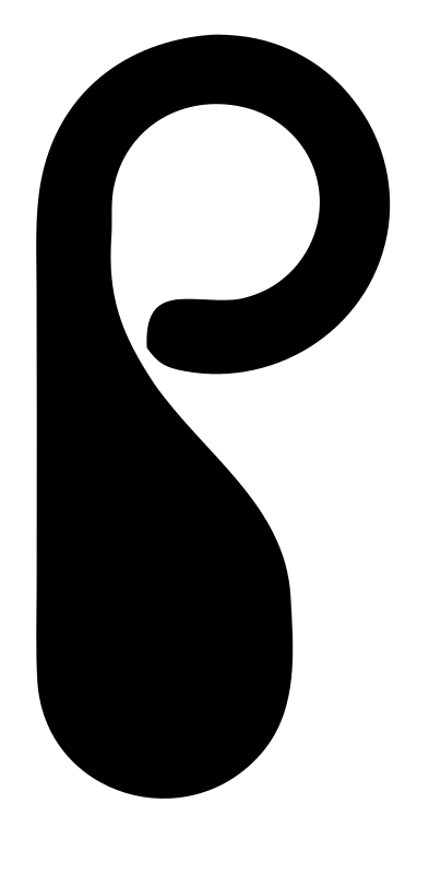 Monoline Spiral Drop Logo