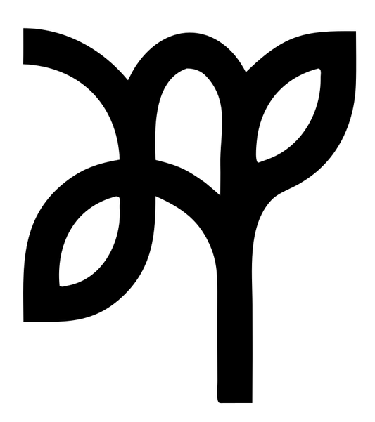 Monoline Virgo Branch Icon