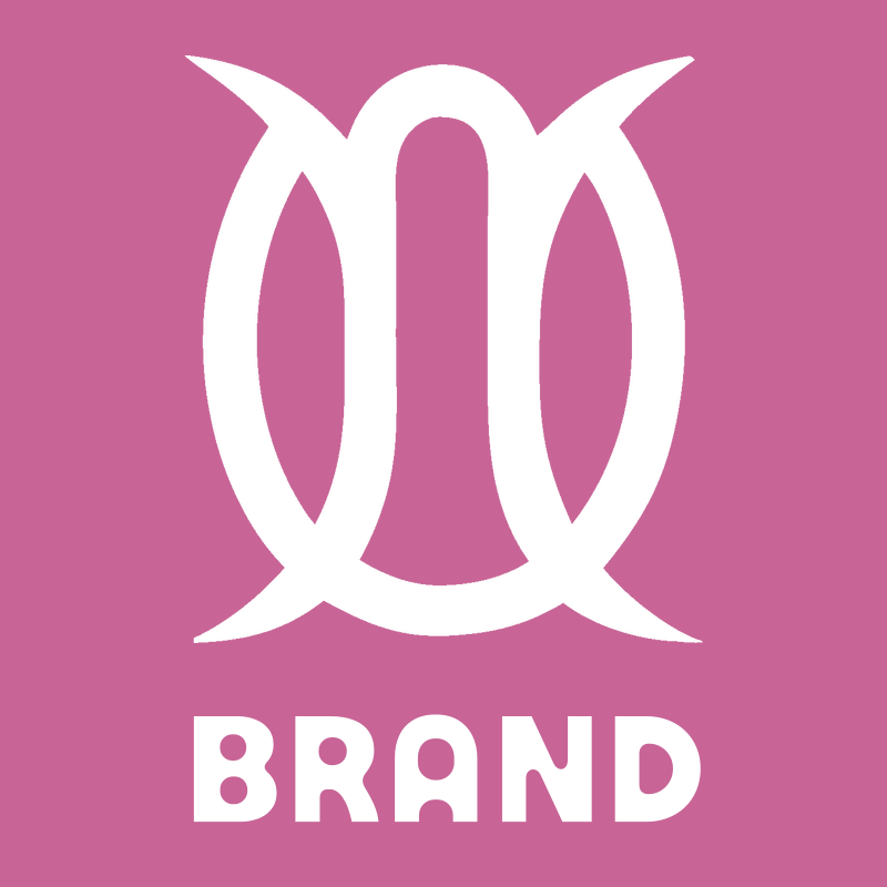 Monoline Virgo Crescent Loop Logo preview