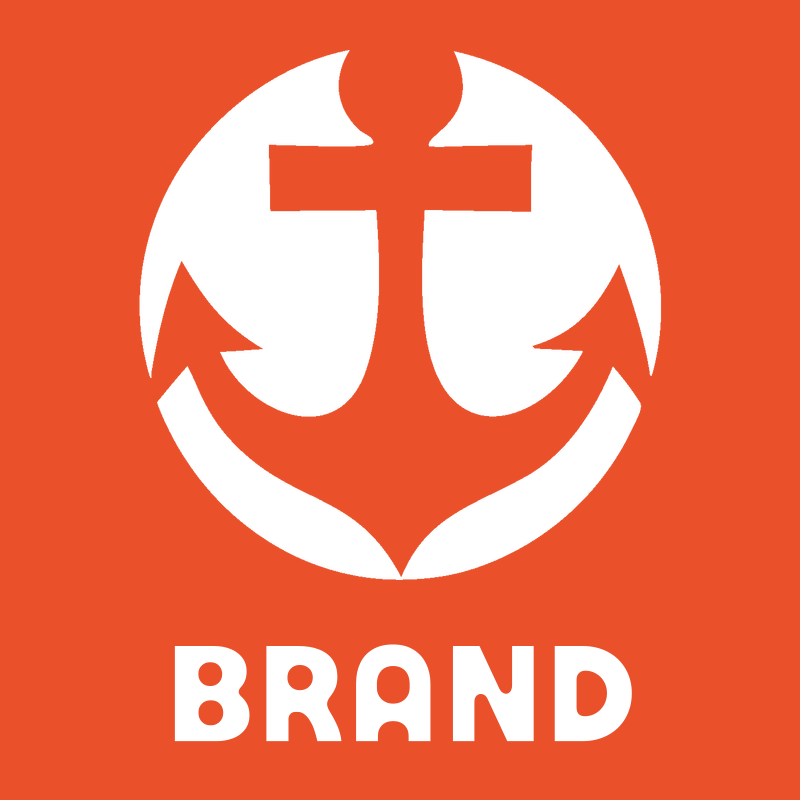 Negative Space Anchor Round Badge preview