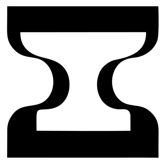 Negative Space Anvil Cutout Crest