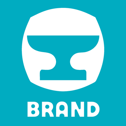 Negative Space Anvil Round Badge preview