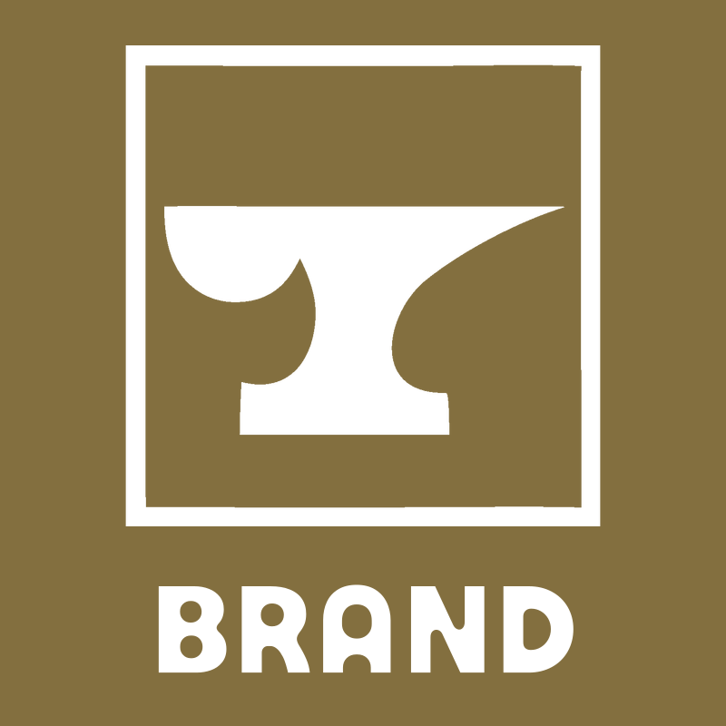 Negative Space Anvil Square Badge preview
