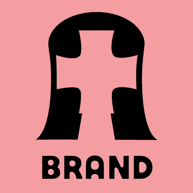 Negative Space Arch Cross Logo preview