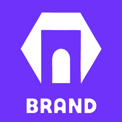 Negative Space Arch Hexagon Badge preview