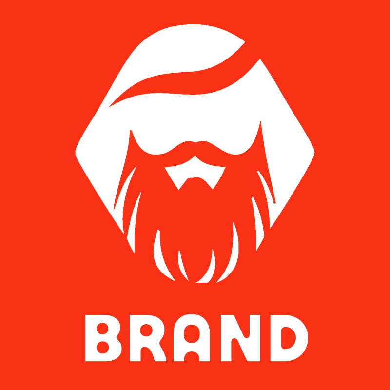 Negative Space Bearded Man Diamond Mark preview