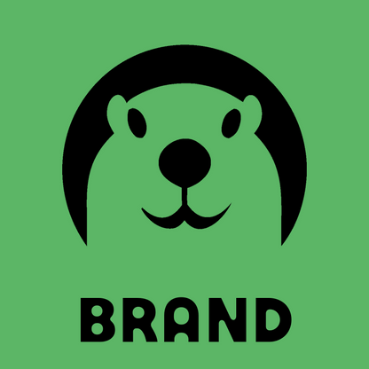 Negative Space Beaver Face Crest preview