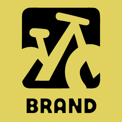 Negative Space Bicycle Frame Badge preview