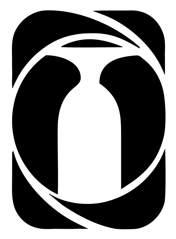 Negative Space Bottle Circle Mark