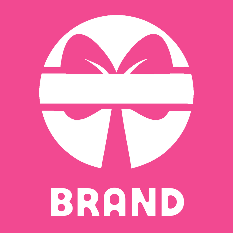 Negative Space Bow Circle Crest preview