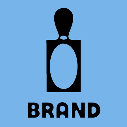Negative Space Bowling Pin Icon preview