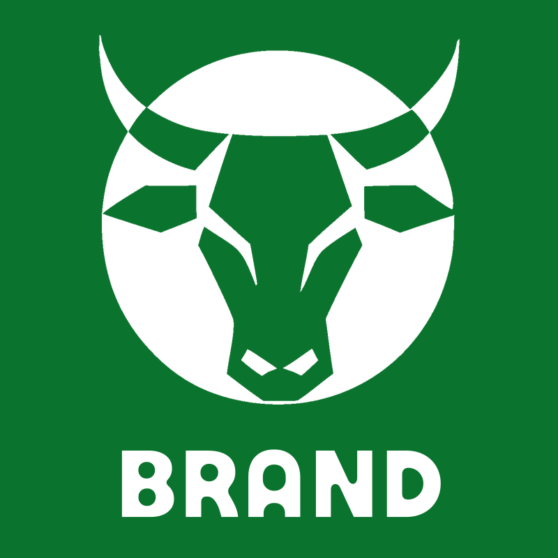 Negative Space Bull Circle Badge preview
