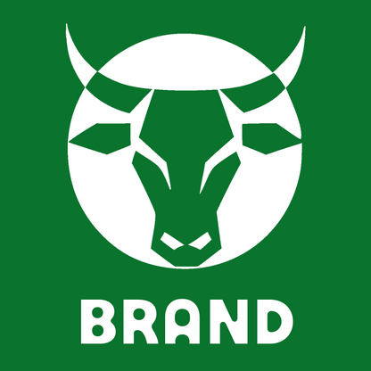 Negative Space Bull Circle Badge preview