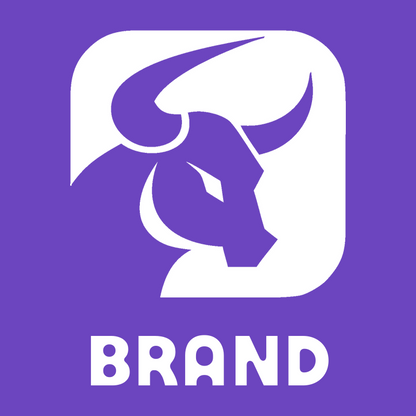 Negative Space Bull Portrait Badge preview