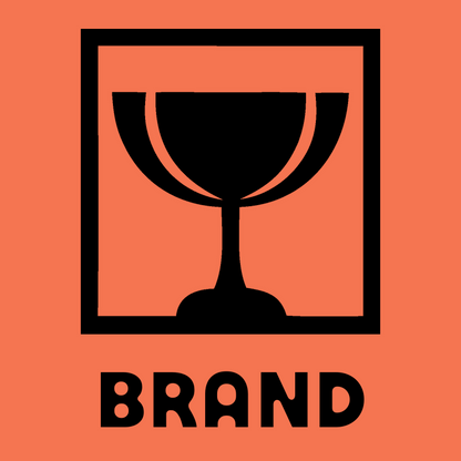 Negative Space Chalice Square Badge preview