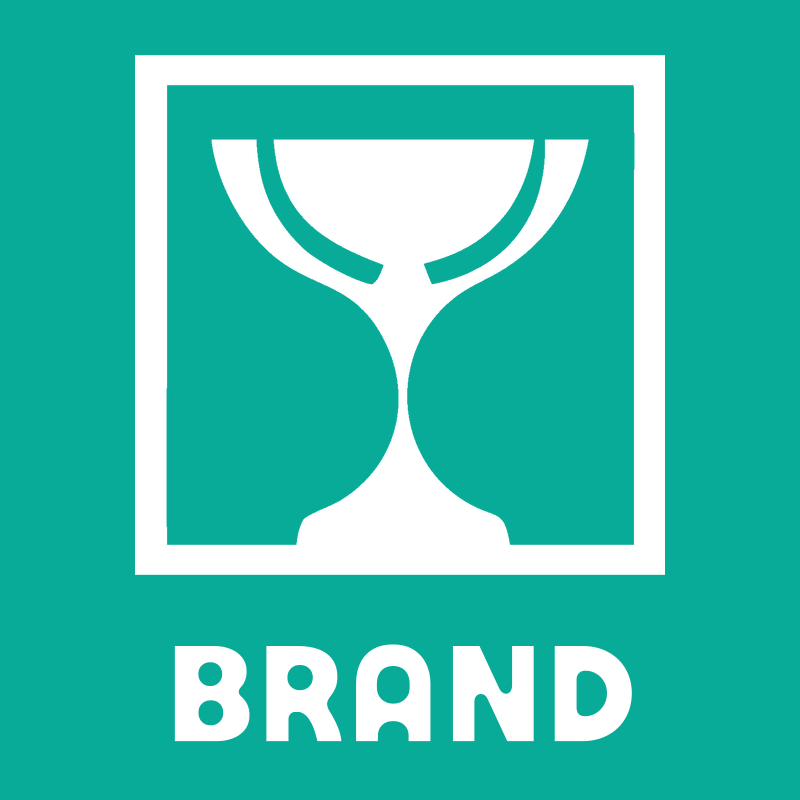 Negative Space Chalice Square Badge preview