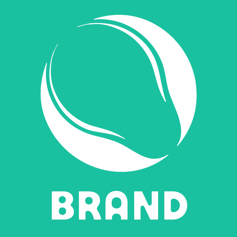 Negative Space Circle Bulb Logo preview