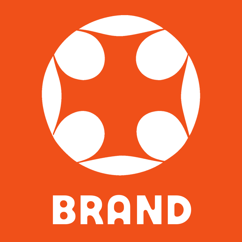 Negative Space Circle Dot Cross Mark preview