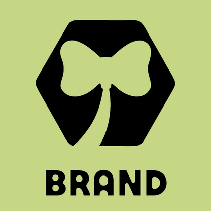 Negative Space Clover Hexagon Badge preview