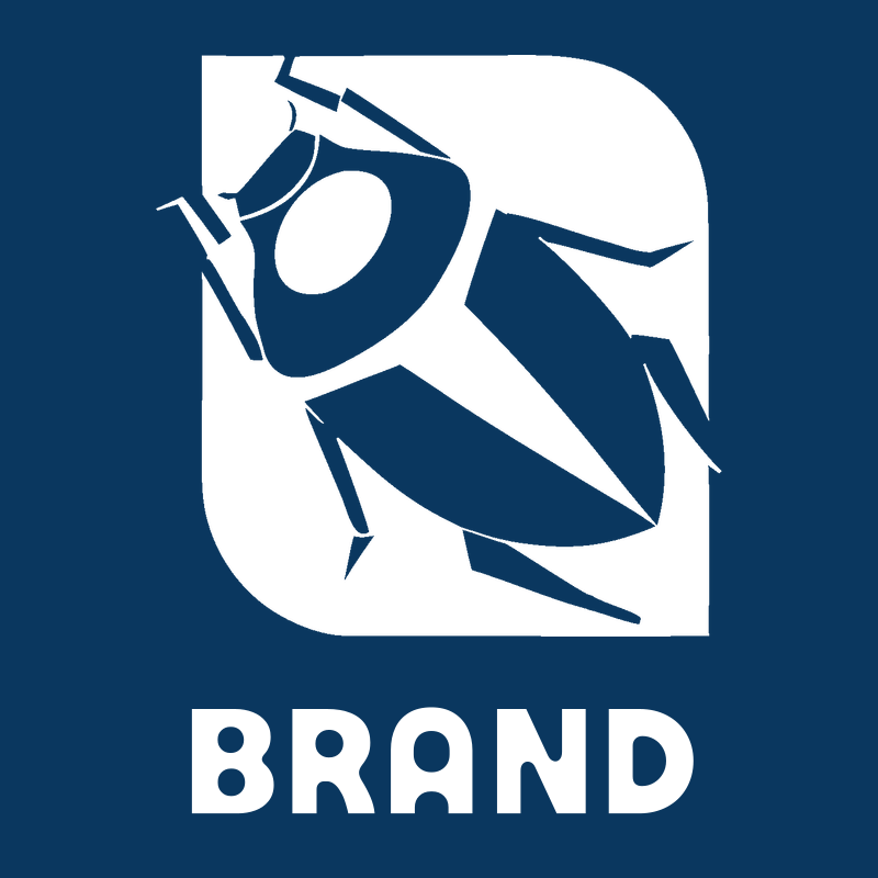 Negative Space Cockroach Icon preview