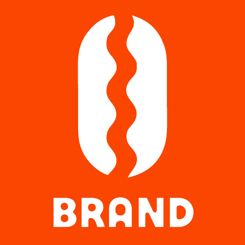Negative Space Coffee Bean Emblem preview