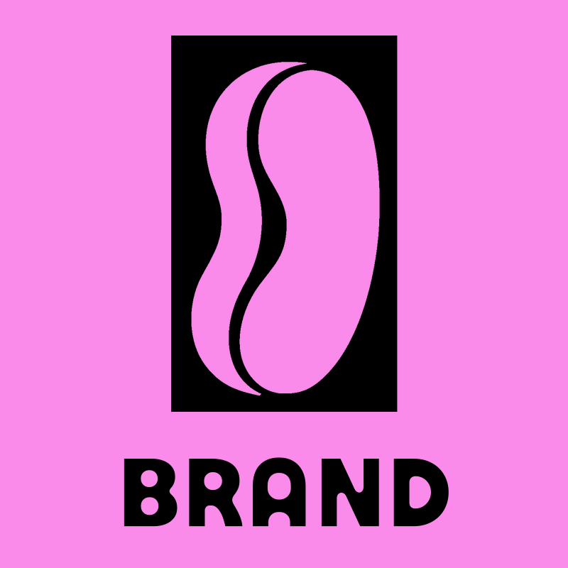 Negative Space Coffee Bean Logo preview