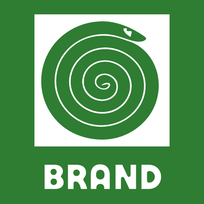 Negative Space Coiled Serpent Mark preview