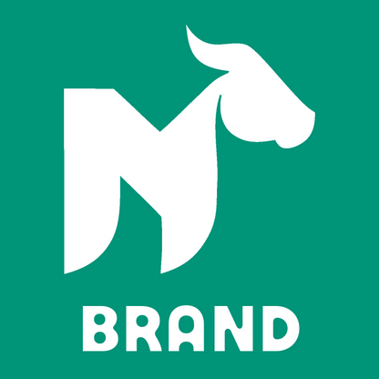 Negative Space Cow Letter Mark preview
