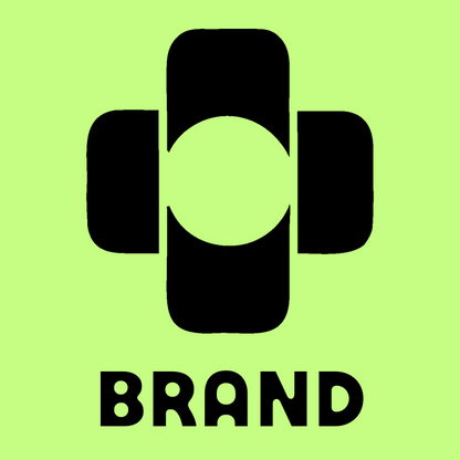 Negative Space Cross Circle Logo preview