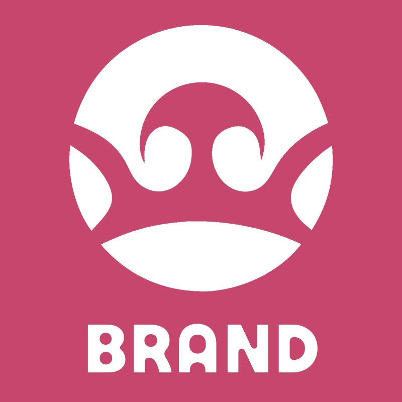 Negative Space Crown Circle Badge preview