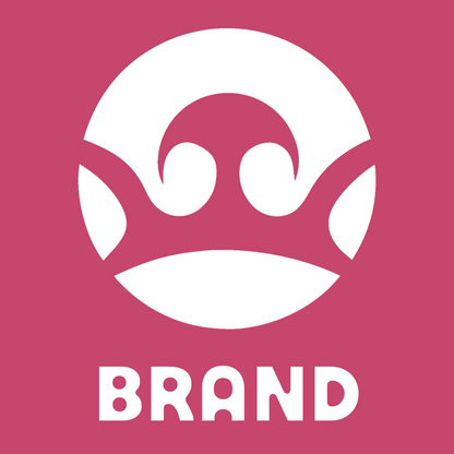Negative Space Crown Circle Badge preview