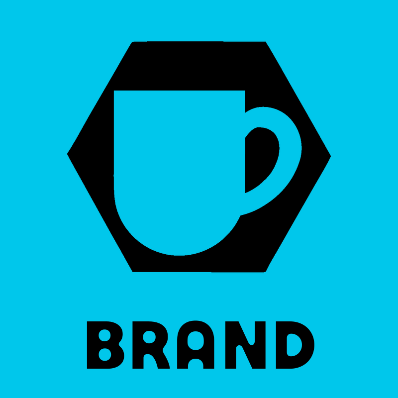 Negative Space Cup Hexagon Badge preview