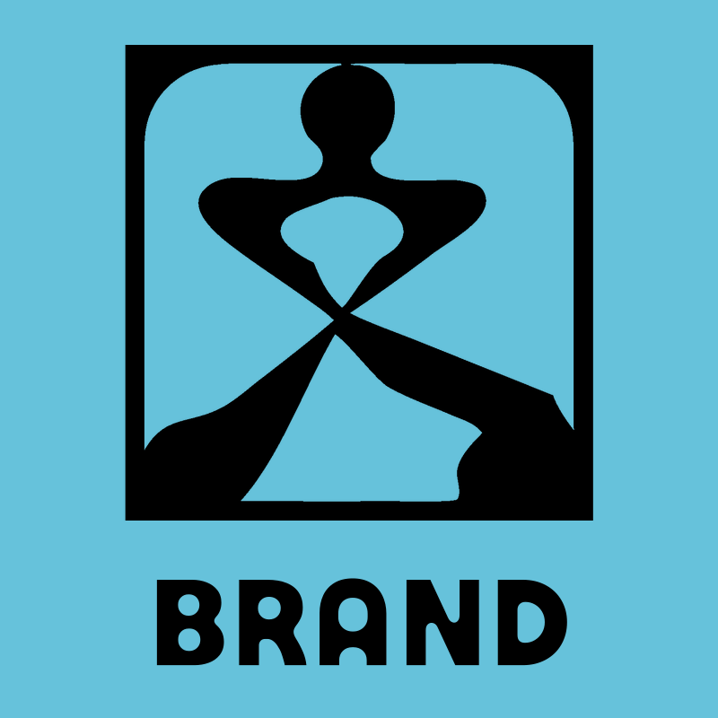 Negative Space Dancer Figure Badge preview