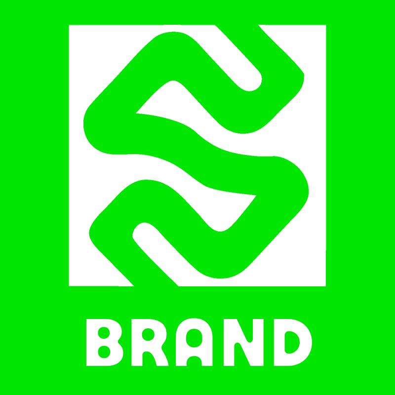 Negative Space Double Snake Logo preview