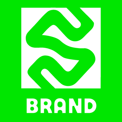 Negative Space Double Snake Logo preview