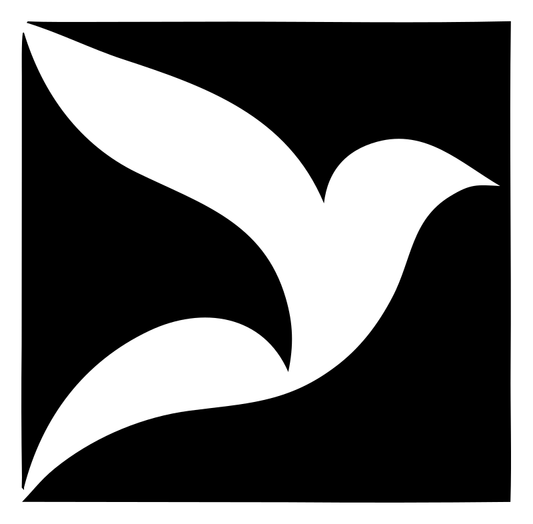 Negative Space Dove Flight Mark