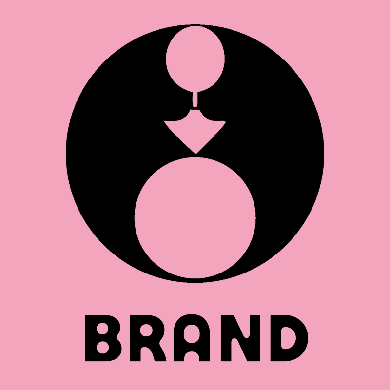 Negative Space Drop Circle Badge preview