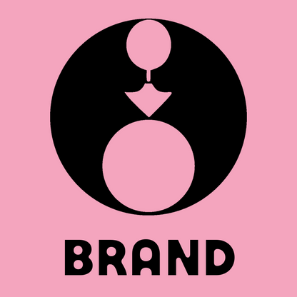 Negative Space Drop Circle Badge preview