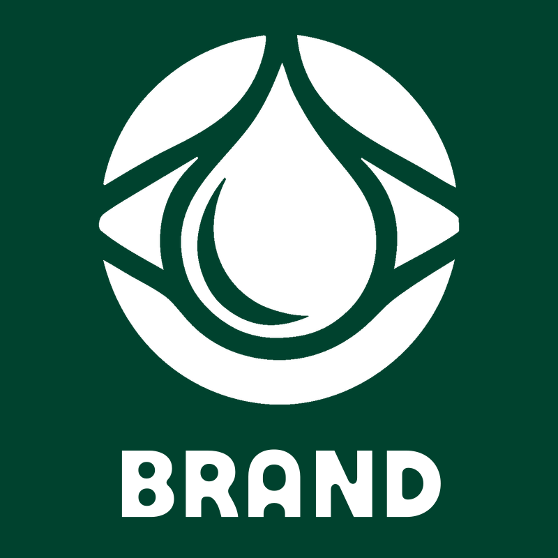 Negative Space Drop Circle Crest preview